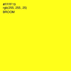 #FFFF19 - Broom Color Image