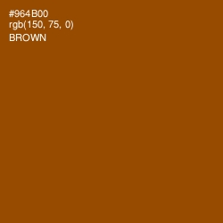 #964B00 - Brown Color Image