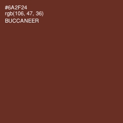#6A2F24 - Buccaneer Color Image