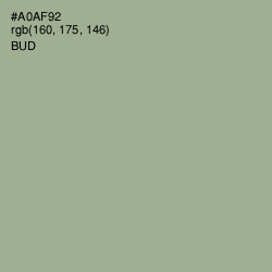 #A0AF92 - Bud Color Image