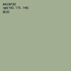 #A2AF92 - Bud Color Image