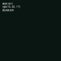 #0A1611 - Bunker Color Image