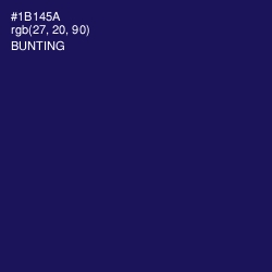 #1B145A - Bunting Color Image