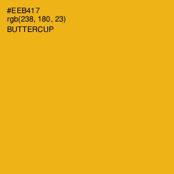 #EEB417 - Buttercup Color Image