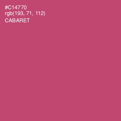 #C14770 - Cabaret Color Image
