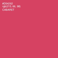#D54262 - Cabaret Color Image