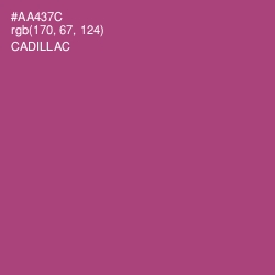 #AA437C - Cadillac Color Image