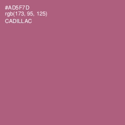 #AD5F7D - Cadillac Color Image