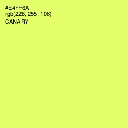 #E4FF6A - Canary Color Image