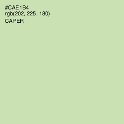 #CAE1B4 - Caper Color Image