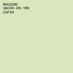 #DCE6BD - Caper Color Image
