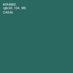 #2A6862 - Casal Color Image