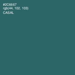 #2C6667 - Casal Color Image