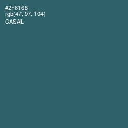 #2F6168 - Casal Color Image