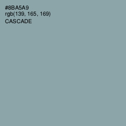 #8BA5A9 - Cascade Color Image