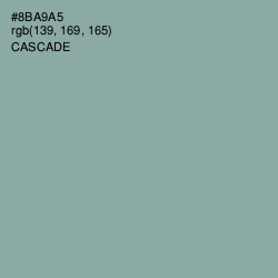 #8BA9A5 - Cascade Color Image