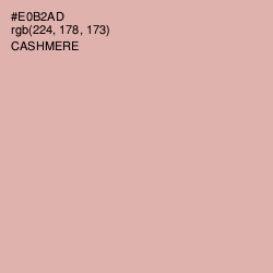 #E0B2AD - Cashmere Color Image
