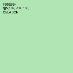#B0E6B4 - Celadon Color Image
