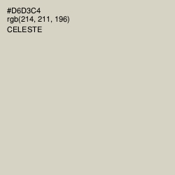 #D6D3C4 - Celeste Color Image