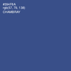#394F8A - Chambray Color Image