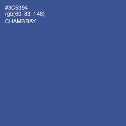 #3C5394 - Chambray Color Image