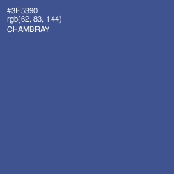 #3E5390 - Chambray Color Image