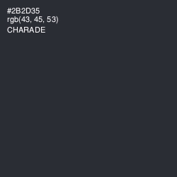 #2B2D35 - Charade Color Image