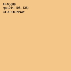 #F4C688 - Chardonnay Color Image