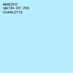 #B8EDFD - Charlotte Color Image