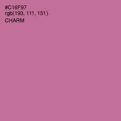 #C16F97 - Charm Color Image