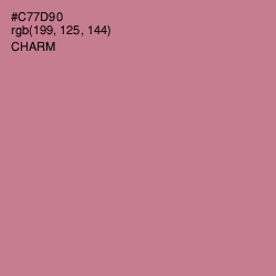 #C77D90 - Charm Color Image