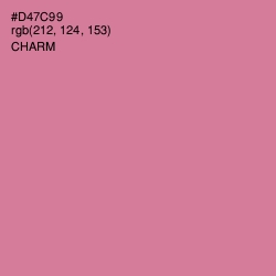#D47C99 - Charm Color Image