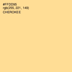 #FFDD95 - Cherokee Color Image