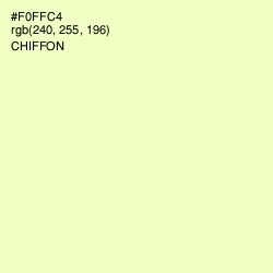 #F0FFC4 - Chiffon Color Image