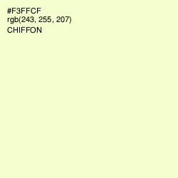 #F3FFCF - Chiffon Color Image