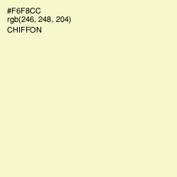 #F6F8CC - Chiffon Color Image