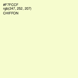 #F7FCCF - Chiffon Color Image