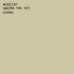 #CEC7A7 - Chino Color Image