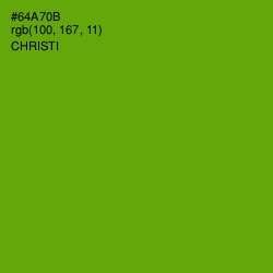 #64A70B - Christi Color Image