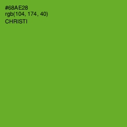 #68AE28 - Christi Color Image
