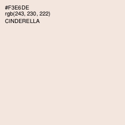 #F3E6DE - Cinderella Color Image