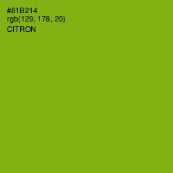 #81B214 - Citron Color Image
