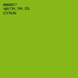 #86B817 - Citron Color Image