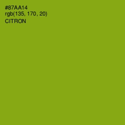 #87AA14 - Citron Color Image