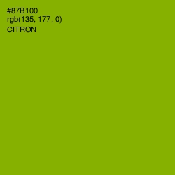 #87B100 - Citron Color Image