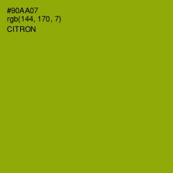 #90AA07 - Citron Color Image