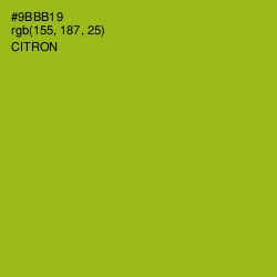 #9BBB19 - Citron Color Image