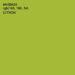 #A5BA36 - Citron Color Image