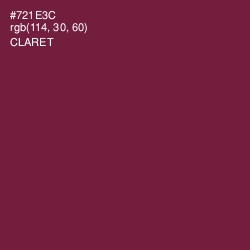 #721E3C - Claret Color Image
