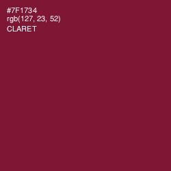 #7F1734 - Claret Color Image